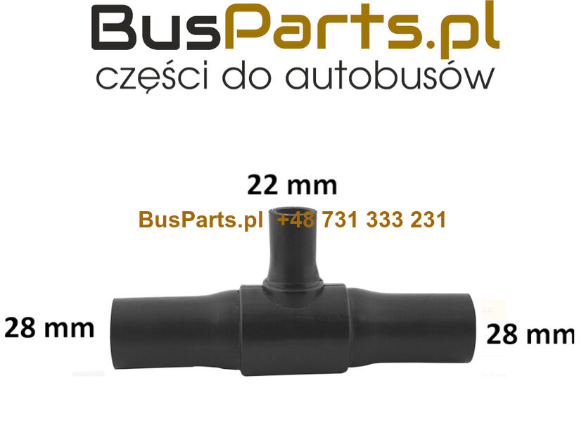 TEE HEATING CABLE TOURISMO TRAVEGO CITARO SETRA S531 28/22/28 mm