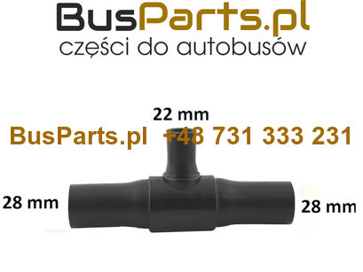 TEE HEATING CABLE TOURISMO TRAVEGO CITARO SETRA S531 28/22/28 mm